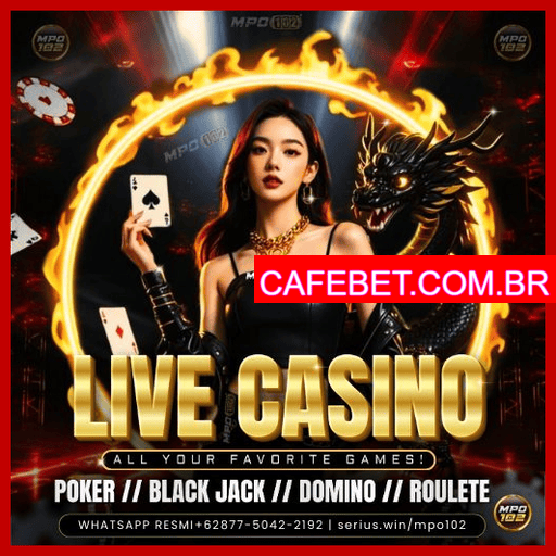 CAFEBET com 50+ mesas de cassino ao vivo em HD 4K.